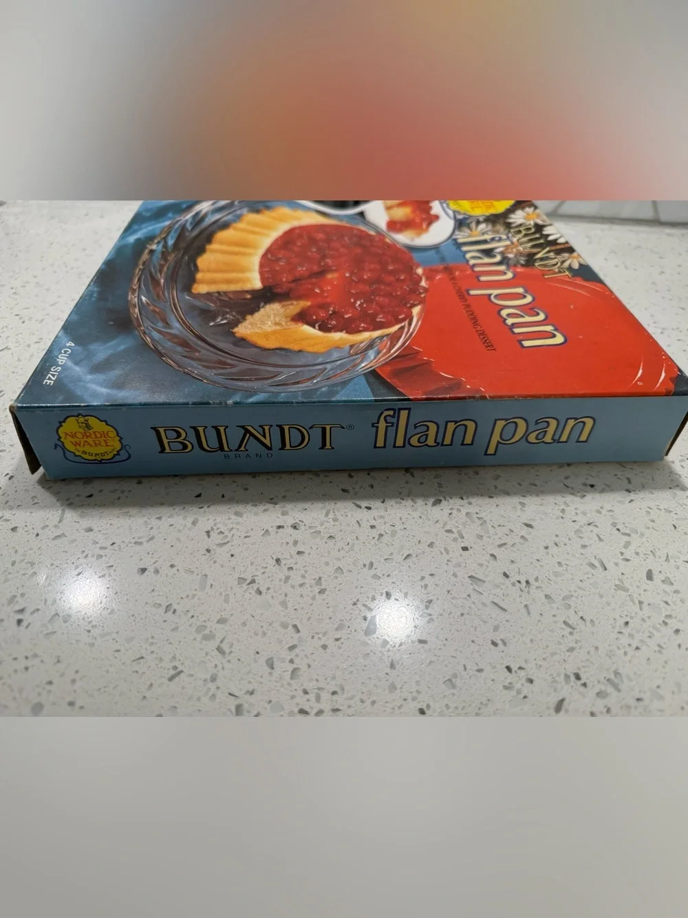 Nordicware Vintage Flan Bundt Pan Original Box & Booklet 1970’s Vintage